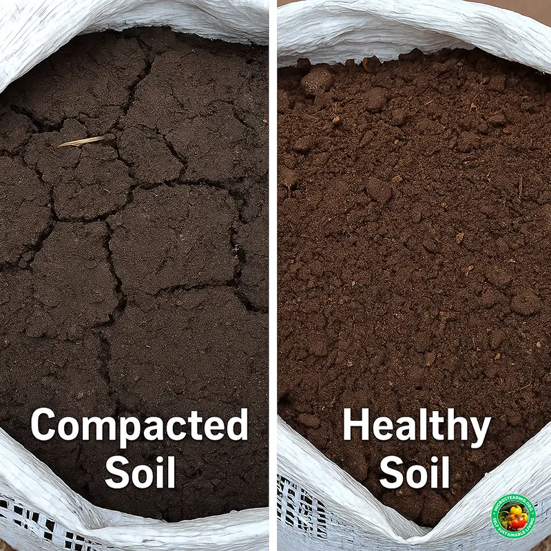 Preventing Soil Compaction in Containers